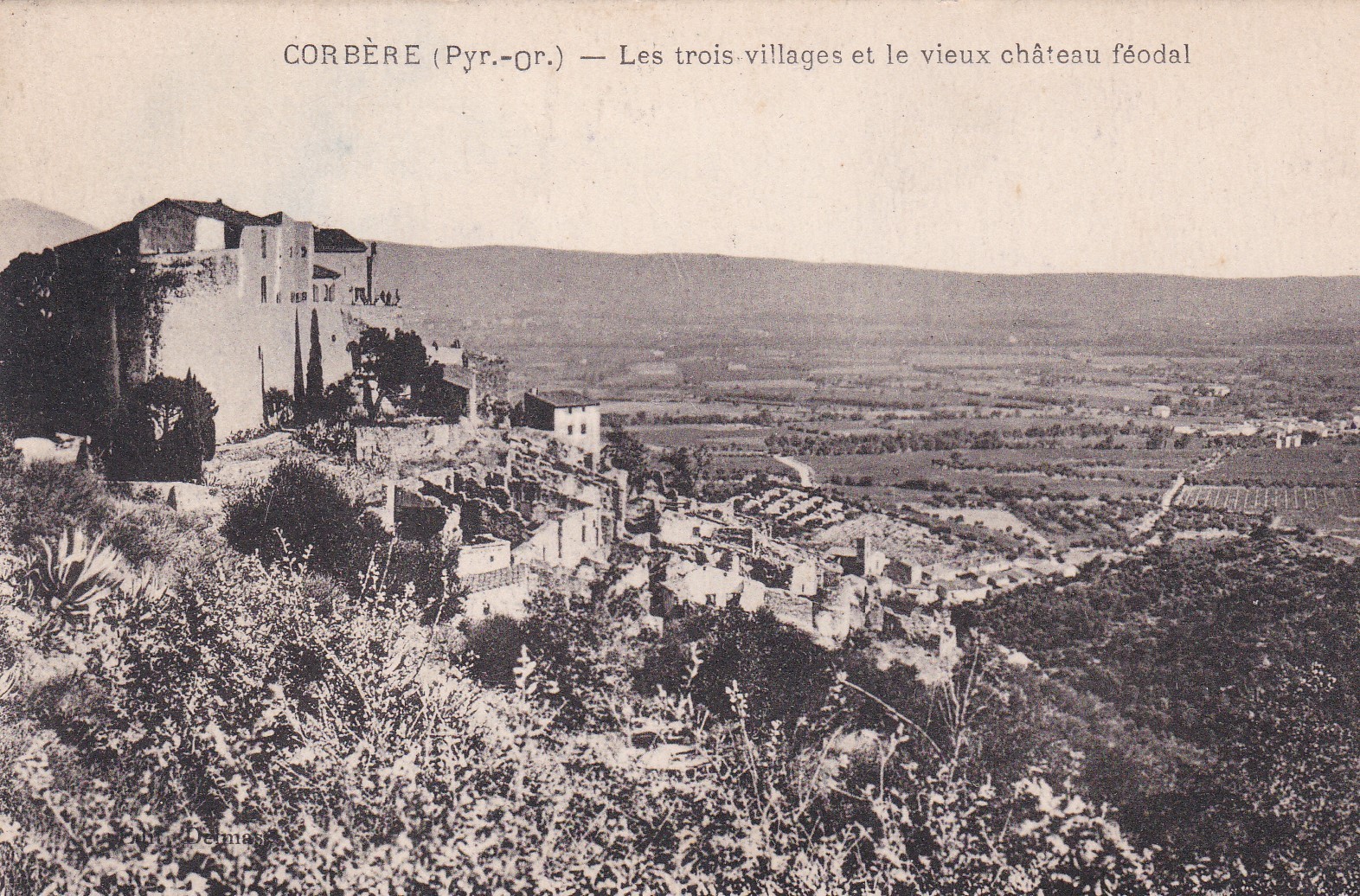 Château et village ruiné