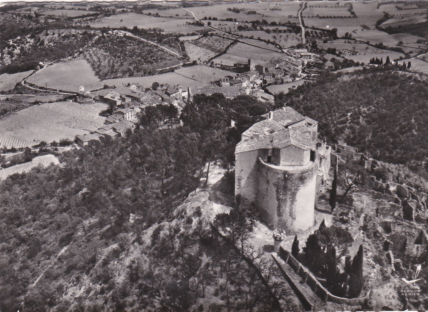 Château vu d'avion