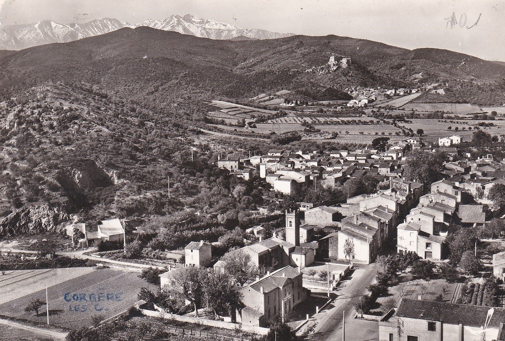 Corbère les Cabanes-Vue d avion 