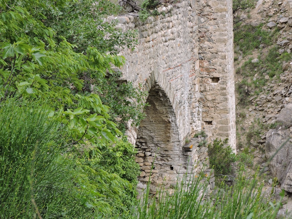 L'aqueduc côté aval