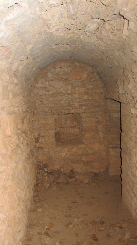 Le couloir d'accès