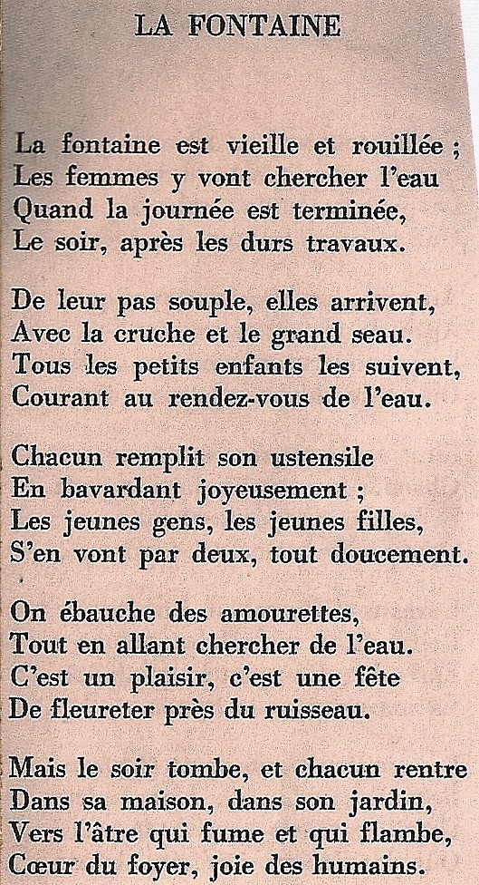 La fontaine